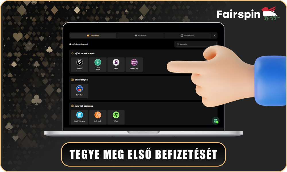 Tegye meg első befizetését a Fairspin kaszinóban, hogy TFS tokeneket kapjon és extra bónuszokat szerezzen