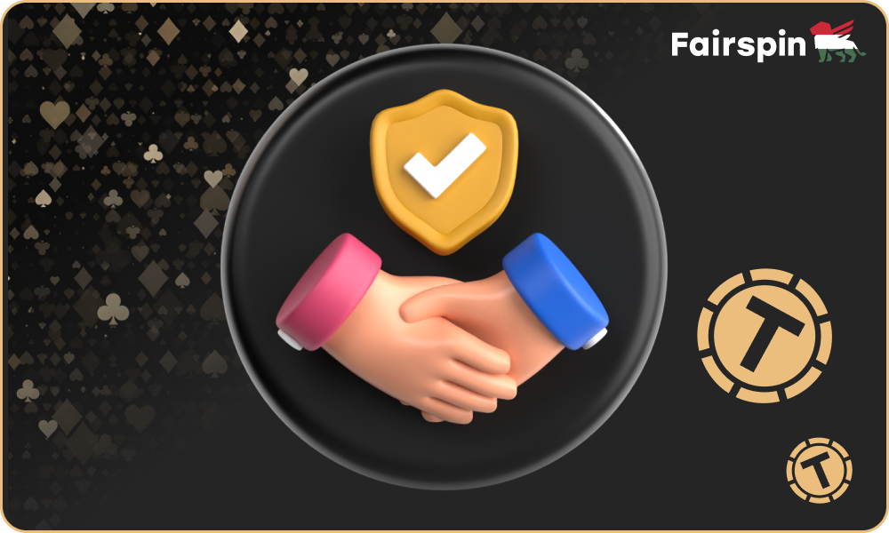 A TFS token a Fairspin hírneve, biztonsága és a nemzetközi szabványok betartása miatt megbízható